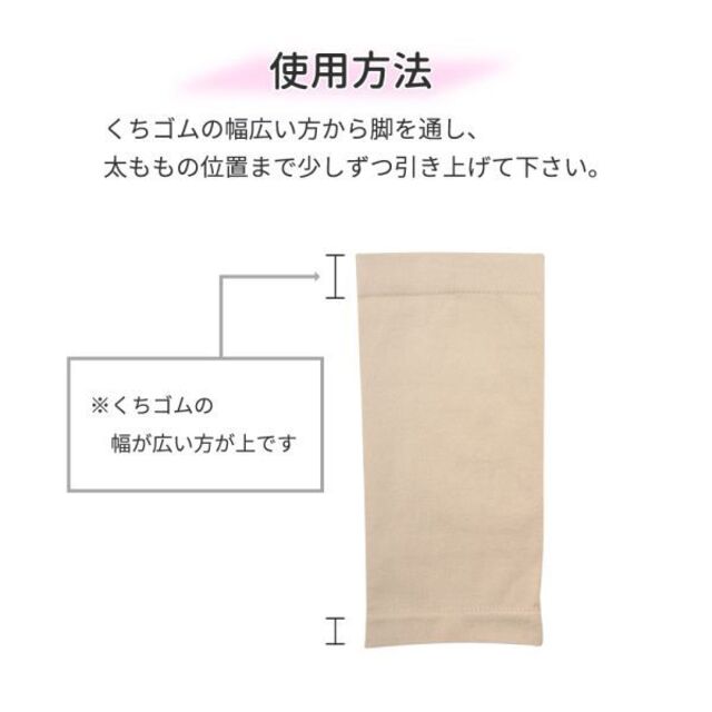 訳あり★ふとももシェイパー★ベージュ★ふともも補正サポーター★新品★送料無料 コスメ/美容のボディケア(フットケア)の商品写真