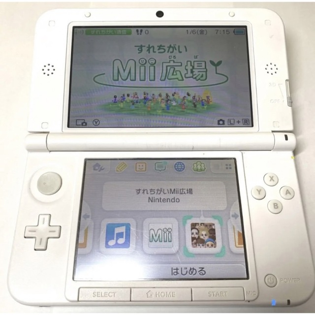 ニンテンドー3DS LL ミント×ホワイト　Nintendo　画面極美品　本体 2