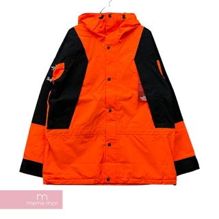 Supreme×THE NORTH FACE 2016AW Mountain Light Jacket Power Orange シュプリーム×ノースフェイス マウンテンライトジャケット パワーオレンジ ナイロンブルゾン オレンジ サイズM【211218】【新古品】【me04】(その他)