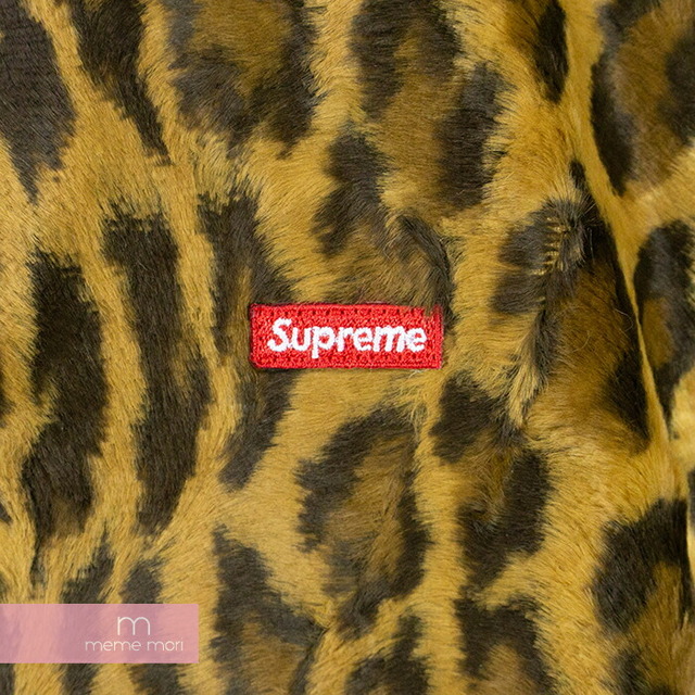 Supreme 2014SS Fur Pullover Leopard シュプリーム ファープルオーバージャケット ハーフジップブルゾン レオパード柄 フェイクファー ベージュ サイズM【211208】【新古品】【me04】 3