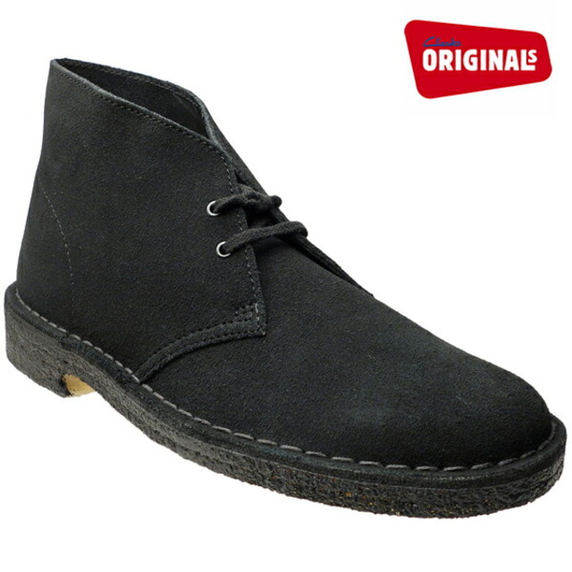 クラークス デザートブーツ ブラック スエード CLARKS DESERTBOOT