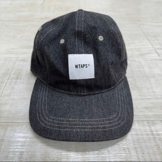 ダブルタップス(W)taps)の21ss 2021 美品 WTAPS T-6H 01 ロゴ デニム キャップ(キャップ)