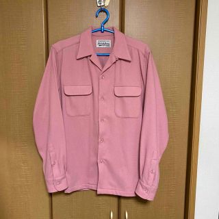 ワコマリア(WACKO MARIA)のWACKO MARIA WOOL 50'S SHIRT L/S PINK(シャツ)