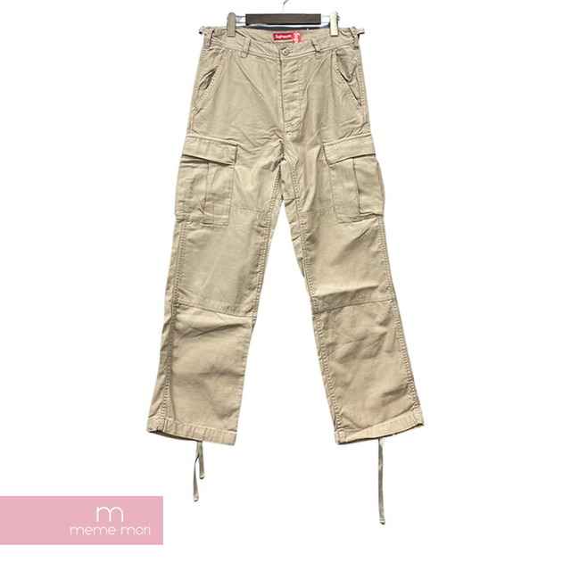 メンズSupreme 2017SS Cargo Pant シュプリーム カーゴパンツ ミリタリー ベージュ サイズ30【211105】【新古品】【me04】