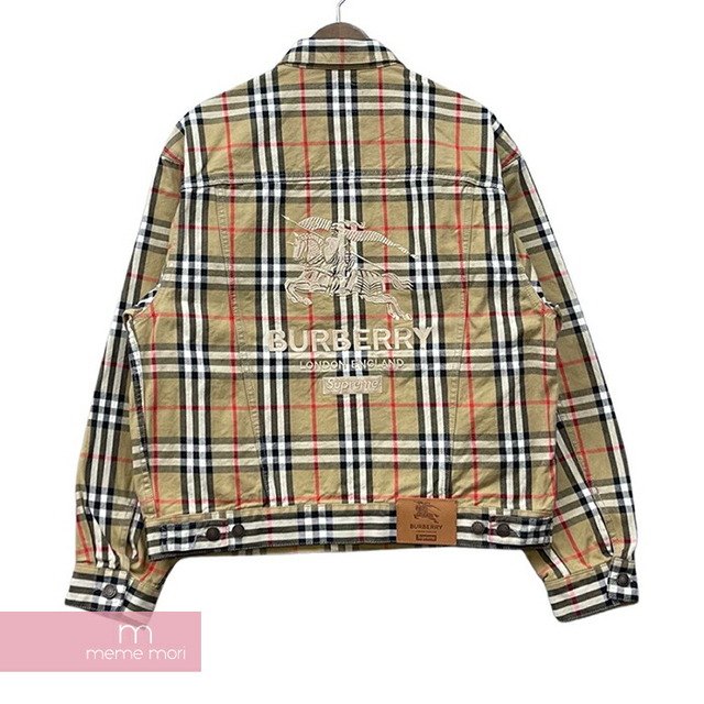 熱販売 Supreme×Burberry サイズL【230204】【新古品】【me04
