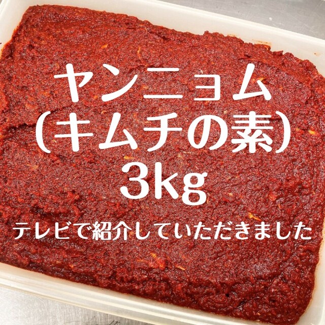 ヤンニョム  キムチの素   3kg（1kg×3袋）ヤンニョン