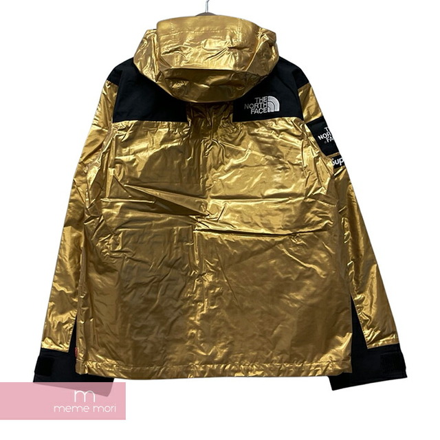 Supreme×The North Face 2018SS Metallic Mountain Parka Gold シュプリーム×ノースフェイス メタリックマウンテンパーカー ゴールド ナイロンジャケット ブルゾン ゴールド サイズS【221213】【新古品】【me04】 メンズのジャケット/アウター(その他)の商品写真