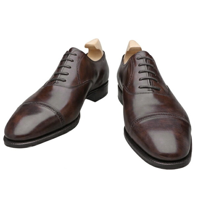 a【純正シューツリー付属】 JOHN LOBB ジョンロブ フィリップ2 レザーソール パンチドキャップトウ DARK BROWN MUSEUM CALF (LAST 7000)【Fitting E】 メンズの靴/シューズ(ドレス/ビジネス)の商品写真