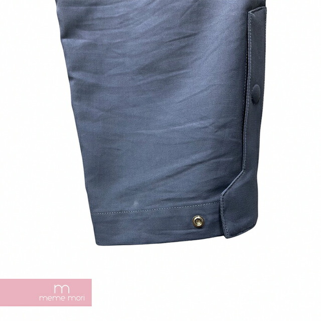 Dior Cotton Logo Pants 193C170A4451 ディオール コットンロゴパンツ CDバックル 裾ボタン ブルー サイズ44【230226】【-A】【me04】