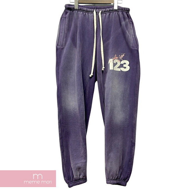 RRR123 RIVINGTON roi Rebis Core Sweatpants Of The Purple Robe リヴィントンロイレビス コアスウェットパンツ オブザパープルローブ ヴィンテージ加工 ロゴプリント パープル サイズ1【230208】【-A】【me04】