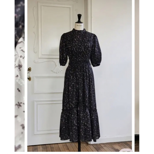 Her lip to - Herlipto Autumn Floral Tiered Long Dressの通販 Her lip to - Herlipto Autumn Floral Tiered Long Dressの通販