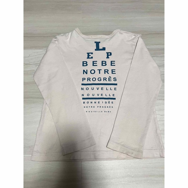 BeBe(ベベ)のBeBe ロンT シャツ　120㎝　3点 キッズ/ベビー/マタニティのキッズ服男の子用(90cm~)(Tシャツ/カットソー)の商品写真