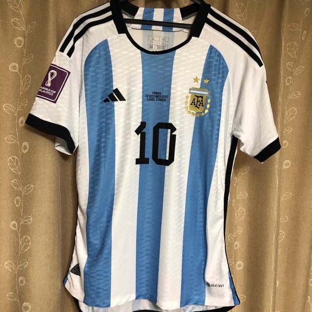 【新品・未使用】メッシ　アルゼンチン代表　カタールW杯決勝　オーセンティック　L 2