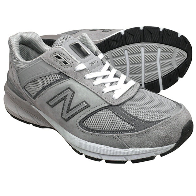 ニューバランス M990GL5  【幅：標準 2E】 NEW BALANCE M990 グレー 990【Made in U.S.A. 正規品】 メンズ スニーカー 990V5 ランニングシューズ