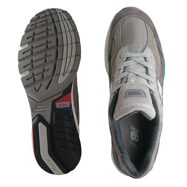 New Balance(ニューバランス)のニューバランス M992AG 【Width:D】 NEW BALANCE M992 グレー 992 メンズ スニーカー 992 ランニングシューズ Made in U.S.A. メンズの靴/シューズ(スニーカー)の商品写真