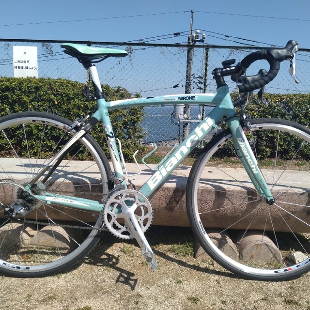 Bianchi(ビアンキ)の広島山口Bianchi Via Nirone 7 AluCarbon 105 スポーツ/アウトドアの自転車(自転車本体)の商品写真