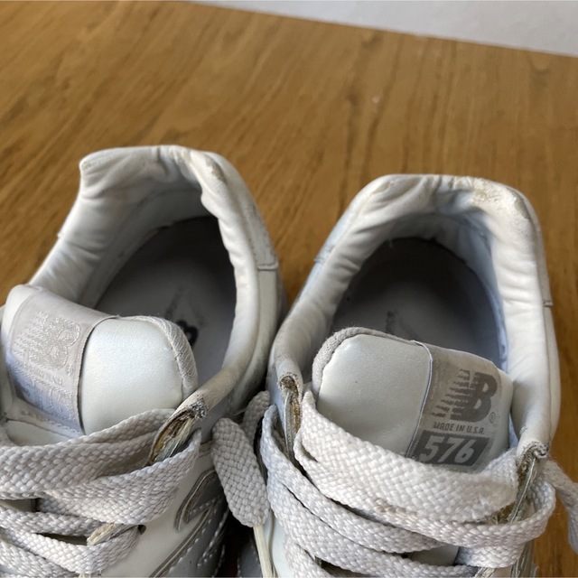 New Balance - new balance(ニューバランス) 576レザー ホワイト USAの