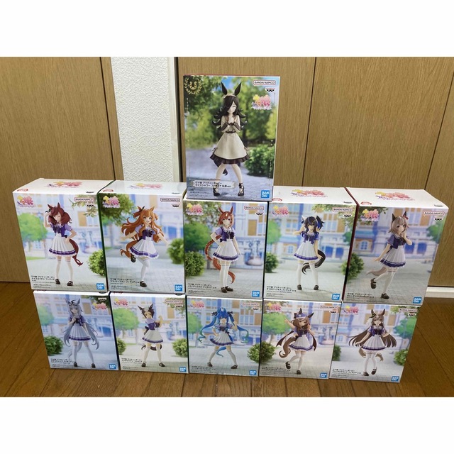 ウマ娘フィギュア11体セット。ナムコ限定品Bタイプ。