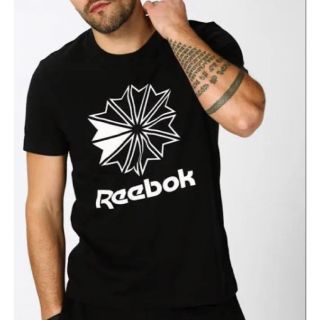 リーボック(Reebok)の送料無料 新品 Reebok リーボック CL ビッグロゴ Tシャツ L BK(Tシャツ/カットソー(半袖/袖なし))