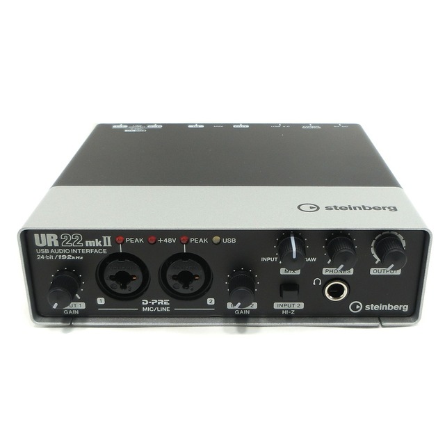 【Steinberg】スタインバーグ オーディオインターフェース 2x2 USB2.0 24bit/192kHz UR22MK2 _ 楽器アクセサリー