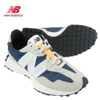 ニューバランス(New Balance)の【NEW BALANCE MS327IA】ニューバランス MS327 NAVY ネイビー/GRAY グレー ランニングシューズ 【靴幅 D】(スニーカー)