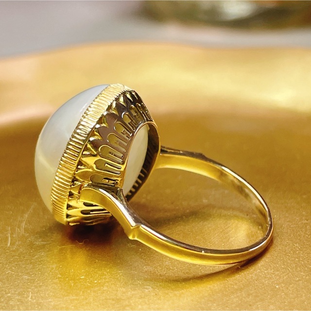 K18 マヴェパールリング　値下げ！ レディースのアクセサリー(リング(指輪))の商品写真