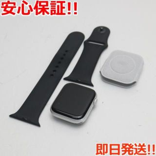 アップル(Apple)の超美品 Apple Watch series5 44mm GPS シルバー (その他)