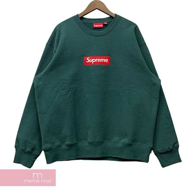 Supreme 2022AW Box Logo Crewneck Dark Pine シュプリーム ボックス