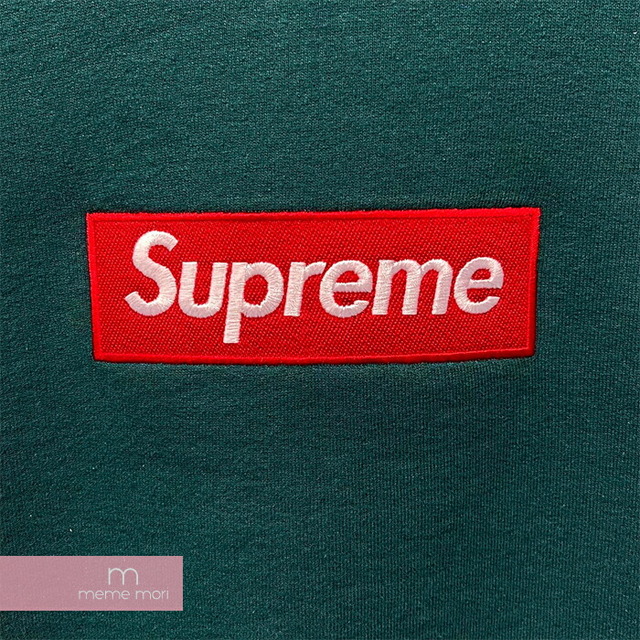 Supreme 2022AW Box Logo Crewneck Dark Pine シュプリーム ボックス