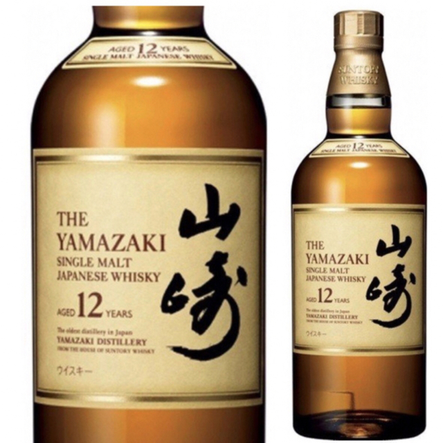 サントリー(サントリー)のサントリー　山崎 12年  新品 正規品　2本 食品/飲料/酒の酒(ウイスキー)の商品写真