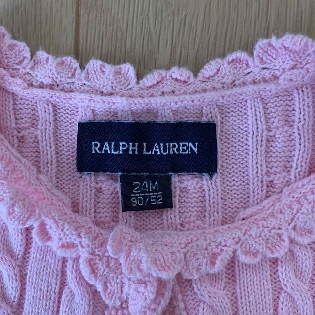 Ralph Lauren(ラルフローレン)のRALPH LAUREN  カーディガン　24M キッズ/ベビー/マタニティのキッズ服女の子用(90cm~)(カーディガン)の商品写真