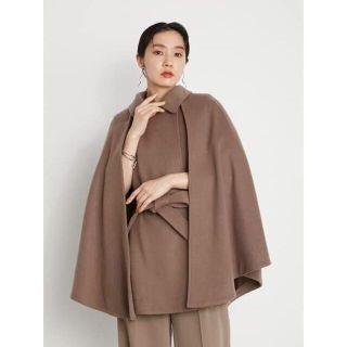 (極美品)LILY BROWN 2way ポンチョ ケープ コート ウール