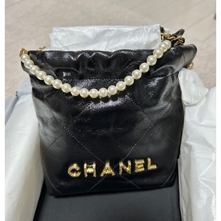 Chanelシャネル 22バッグミニ パール ジェニーバッグ - ショルダーバッグ