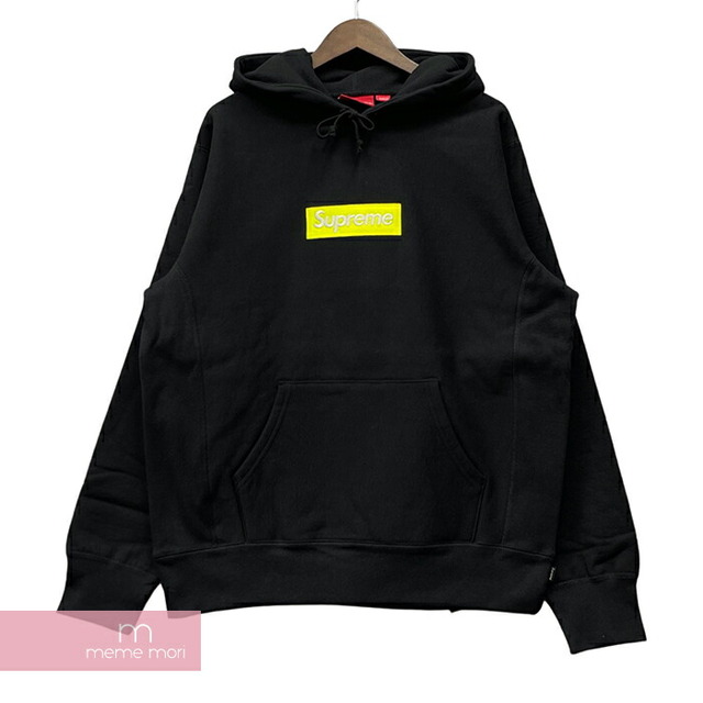 Supreme 2017AW Box Logo Hooded Sweatshirt シュプリーム ボックスロゴフーデッドスウェットシャツ プルオーバーパーカー ブラック サイズM【221213】【新古品】【me04】