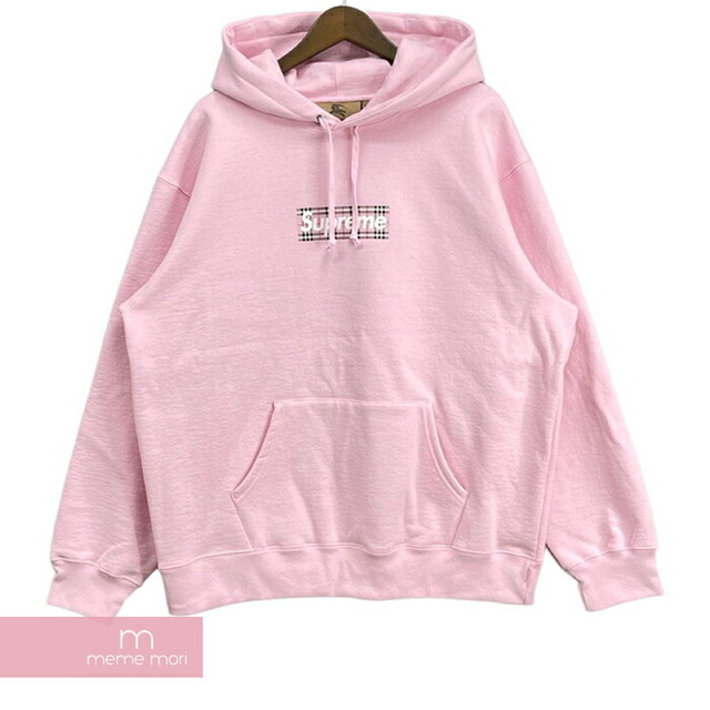 カタログギフトも! Supreme Burberry Box Logo Hooded パーカー L