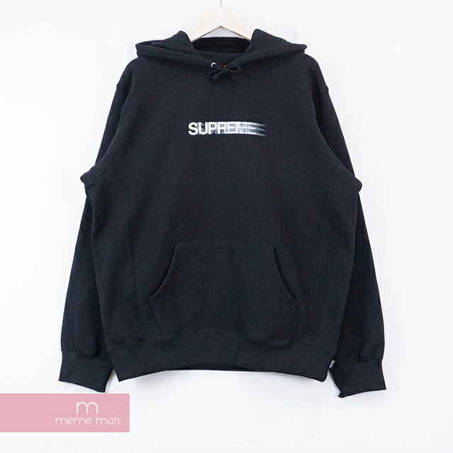 Supreme 2020SS Motion Logo Hooded Sweatshirt シュプリーム モーションロゴフーデッドスウェットシャツ プルオーバーパーカー ブラック サイズS【221209】【新古品】【me04】