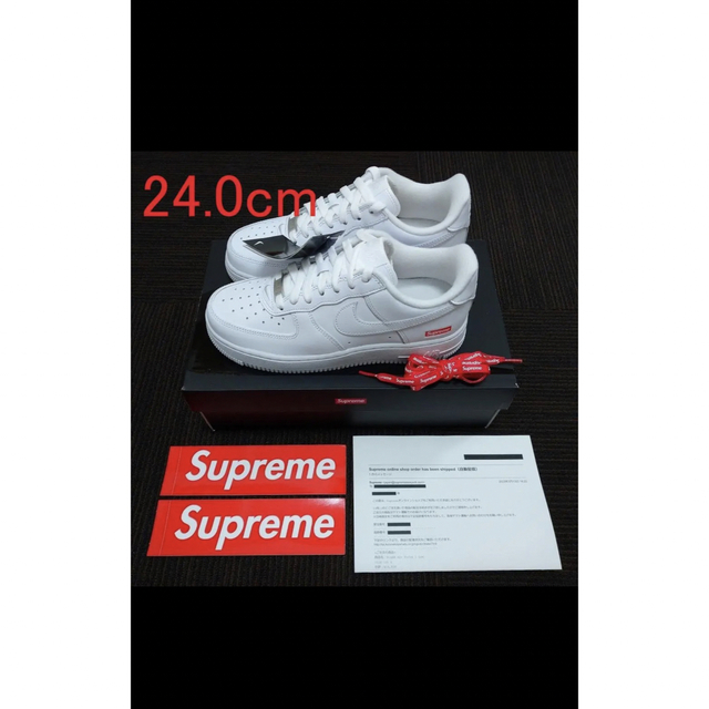 supreme NIKEエアフォース1 - スニーカー