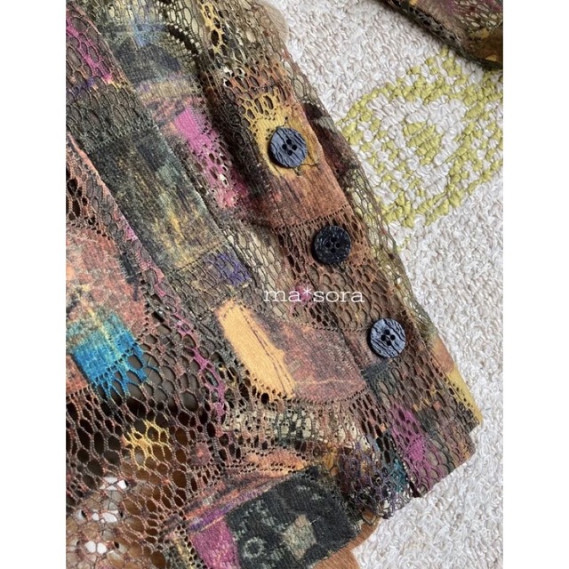 低価新品 ART VINTAGE - vintage アート レース ジャケット itimi