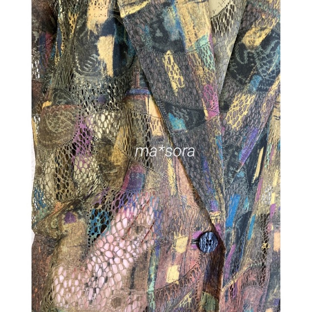 低価新品 ART VINTAGE - vintage アート レース ジャケット itimi