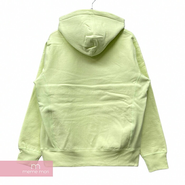 Supreme 2017AW Box Logo Hooded Sweatshirt Peal Lime シュプリーム ボックスロゴフーデッドスウェットシャツ パールライム プルオーバーパーカー ライムグリーン サイズM【220613】【新古品】【me04】