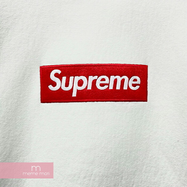 Supreme 2021AW Box Logo Hooded Sweatshirt White シュプリーム ボックスロゴフーデッドスウェットシャツ プルオーバーパーカー ホワイト サイズXXL【211218】【新古品】【me04】