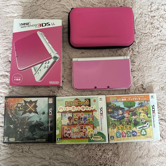 ニンテンドー　new 3ds ll ピンク携帯用ゲーム機本体