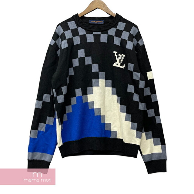LOUIS VUITTON - LOUIS VUITTON 2022AW LV Fair Isle Macro Crewneck