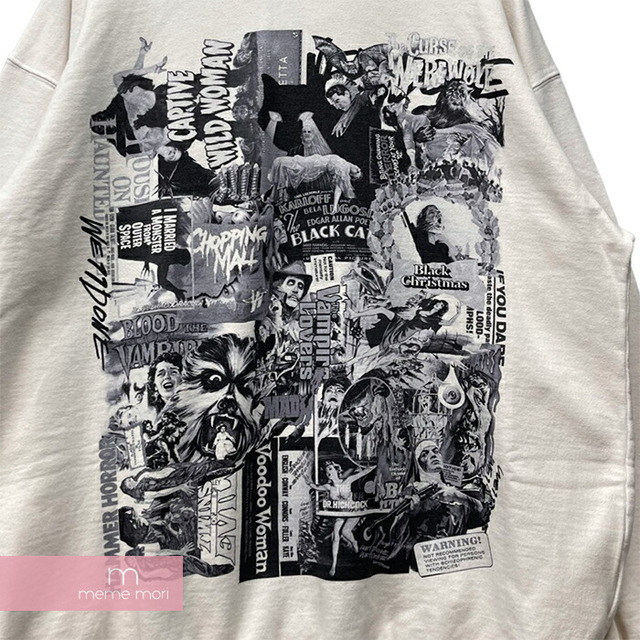 We11done 2022AW BW Horror Collage Hoodie WD-TH3-22-744-U-IV ...