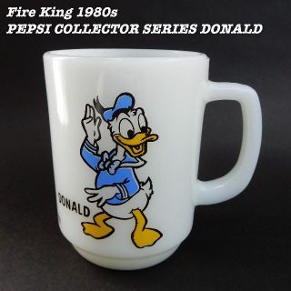 ファイヤーキング(Fire-King)のFire King DONALD 9oz Mug Cup 1980s(グラス/カップ)