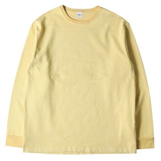 ロンハーマン(Ron Herman)のRon Herman ロンハーマン Tシャツ ガーメントダイ加工 ヘビーウェイト ロングスリーブ クルーネックTシャツ 20AW トップス 長袖 カットソー ロンT イエロー L 日本製 【メンズ】【中古】(Tシャツ/カットソー(七分/長袖))