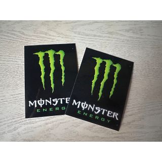 ステッカー  モンスターエナジー 2枚  monster energy(ノベルティグッズ)