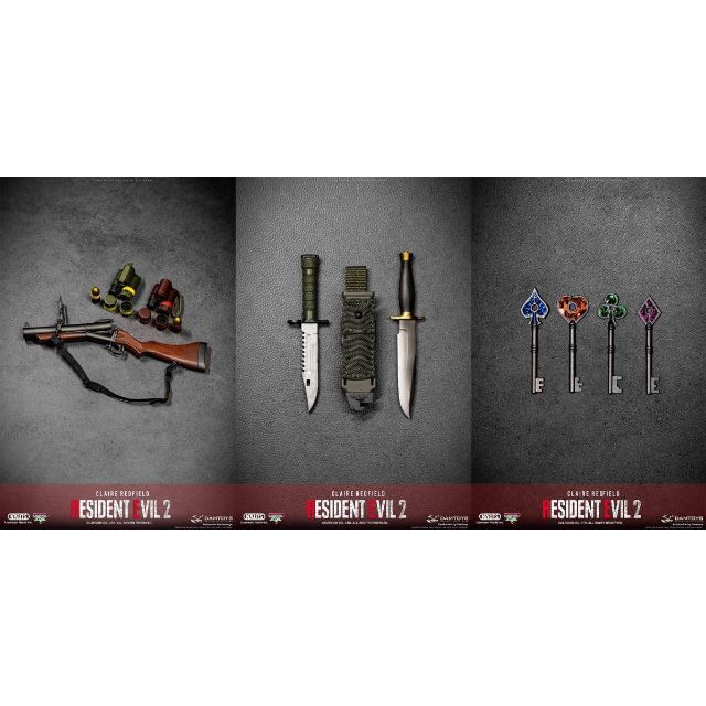 DAMTOYS x NAUTS 1/6 バイオハザード RE 2 クレア レッド DAMTOYS x NAUTS 1/6 バイオハザード RE 2 クレア レッド