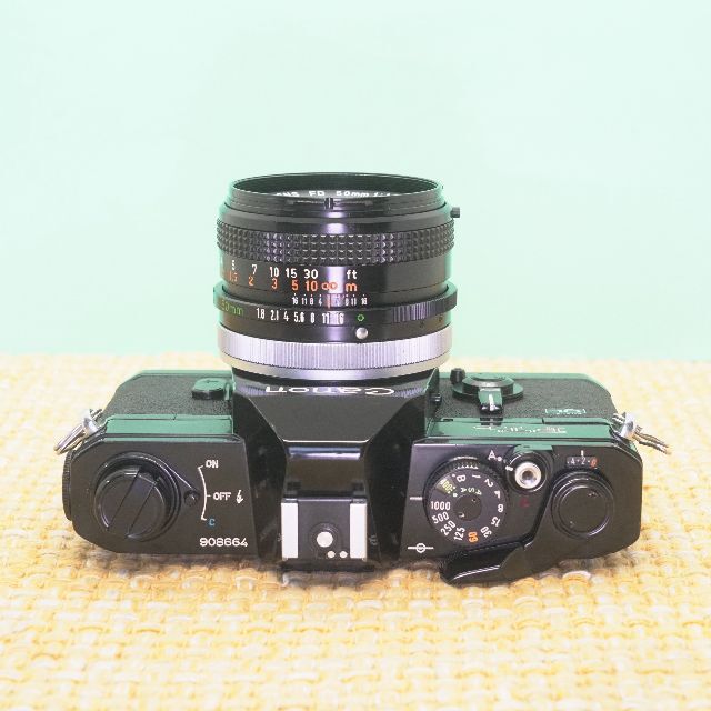 Canon(キヤノン)の完動品◎CANON FTb-N 50mm F1.8 ブラック フィルムカメラ64 スマホ/家電/カメラのカメラ(フィルムカメラ)の商品写真