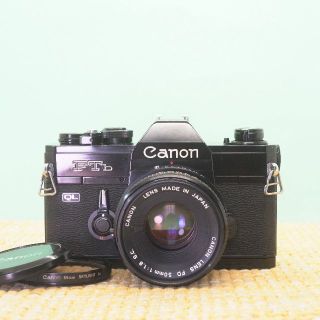 キヤノン(Canon)の完動品◎CANON FTb-N 50mm F1.8 ブラック フィルムカメラ64(フィルムカメラ)